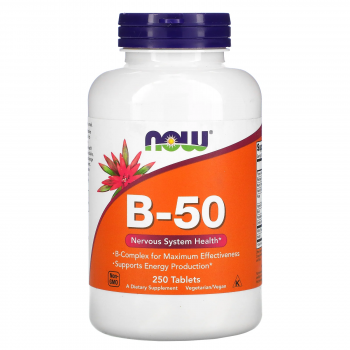 NOW Vitamin B-50 250 таблеток