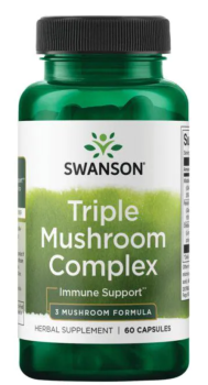 Swanson Full Spectrum Triple Mushroom Complex (Тройной грибной комплекс) 60 капсул
