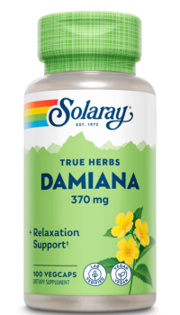 Solaray Damiana Leaves (Листья Дамианы)100 капсул