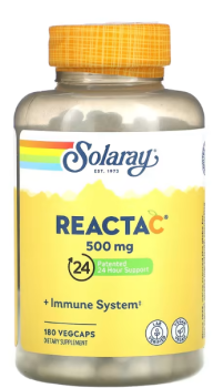 Solaray Reacta-C 500 мг 180 вег капсул