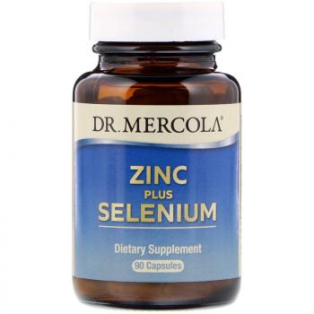 Dr. Mercola Zinc Plus Selenium (Цинк и селен) 90 капсул