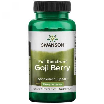 Swanson Full Spectrum Goji Berry (ягода годжи) 500 мг 60 капсул, срок годности 10/2023