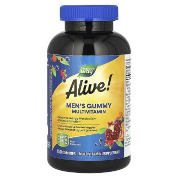 Nature's Way Alive!® Men's Gummy Multivitamin (мультивитамины для мужчин) 150 жевательных таблеток