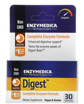 Enzymedica Digest Complete Enzyme Formula (полная формула ферментов) 30 капсул