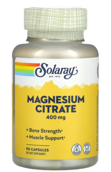 Solaray Magnesium Citrate (Цитрат магния) 133 мг 90 капсул