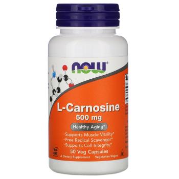 NOW L-Carnosine (L-Карнозин) 500 мг 50 капсул