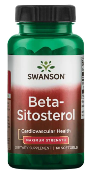 Swanson Beta-Sitosterol (Бета-ситостерол - Максимальная сила) 160 мг 60 гелевых капсул