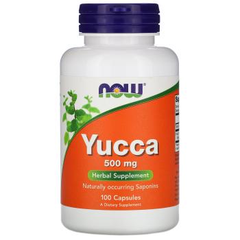 NOW Yucca (Юкка Корень Концентрат) 500 мг 100 капсул
