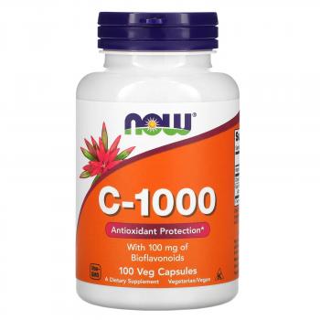 NOW Vitamine C-1000 with 100 мг Bioflavonoids 100 капсул