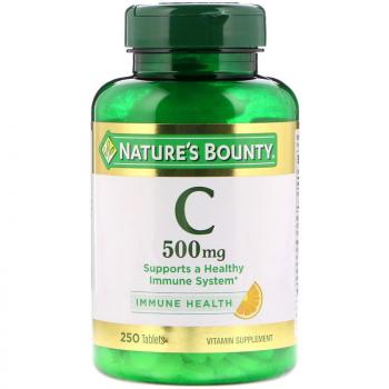 Nature's Bounty C (Витамин С) 500 мг 250 таблеток, срок годности 12/2023