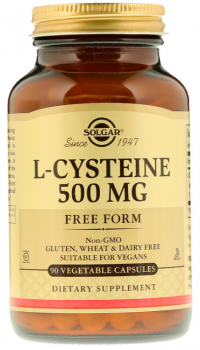 Solgar L-Cysteine (L-цистеин) 500 мг 90 капсул.