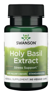 Swanson Holy Basil Extract (экстракт священного базилика стандартизированный) 400 мг 60 вег капсул