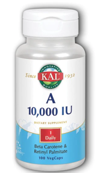 KAL A (Витамин А) 3000 мкг 10000 IU 100 капсул
