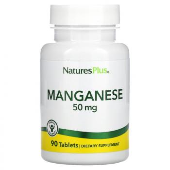 NaturesPlus Manganese (марганец) 50 мг 90 таблеток