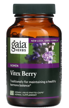 Gaia Herbs Vitex Berry for Women (Витекс для женщин) 120 растительных капсул Phyto-Caps с жидкостью