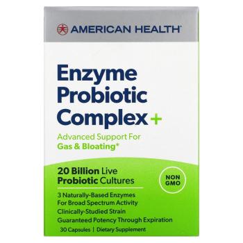 American Health Enzyme Probiotic Complex + (ферментный пробиотический комплекс+) 30 капсул