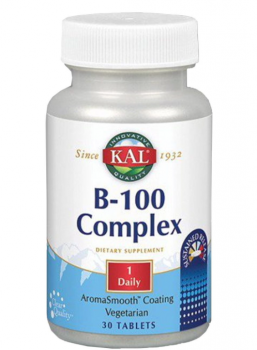 KAL B-100 Complex Sustained Release (Комплекс В-100 с замедленным высвобождением) 100 мг 30 таблеток