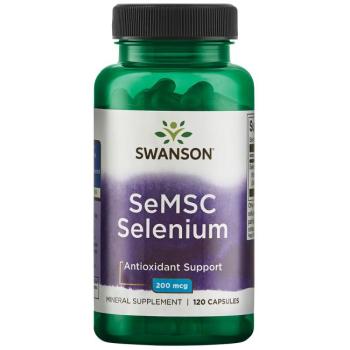 Swanson SeMSC Selenium (Селен из L-Se-метилселеноцистеина) 200 мкг 120 капсул