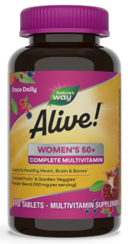 Nature's Way Alive! Women’s 50+ Complete Multivitamin (витамины для женщин старше 50 лет) 110 таблеток