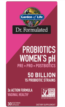 Garden Of Life Probiotics Women's pH 50B (Женские пробиотики pH 50 миллиардов) 30 вег капсул