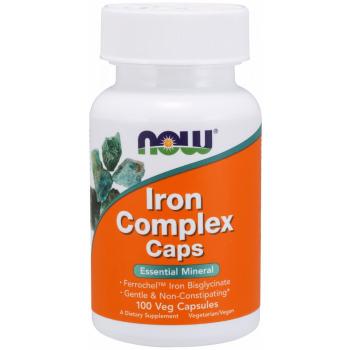 NOW Iron Complex (Комплекс железа) 100 вег капсул