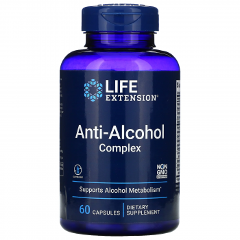 Life Extension Anti-Alcohol Complex (Комплекс нейтрализующий вредное воздействие алкоголя) 60 капсул