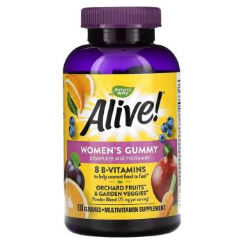 Nature's Way Alive! Women's Gummy Complete Multivitamin (комплексная мультивитаминная добавка для женщин ягодный вкус) 130 жевательных конфет