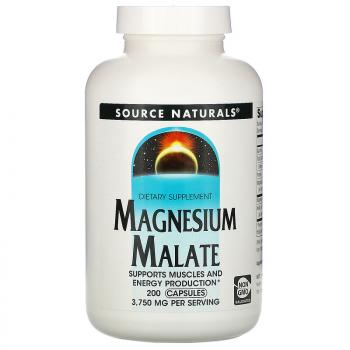 Source Naturals Magnesium Malate (Малат магния) 3750 мг 200 капсул