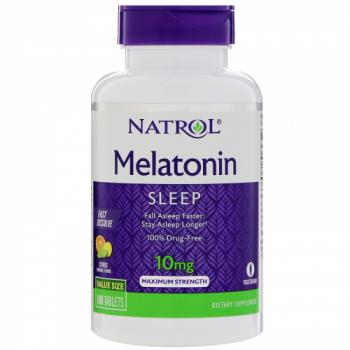 Natrol Melatonin (Мелатонин) 10 мг Fast Dissolve 60 таблеток цитрус