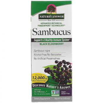 Nature's Answer Sambucus (Сироп из черной бузины) 12 000 мг 120 мл