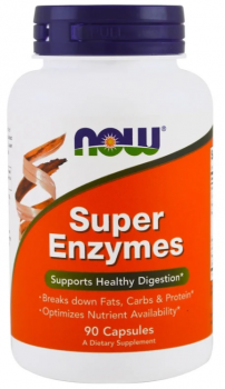 NOW Super Enzymes 90 капсул