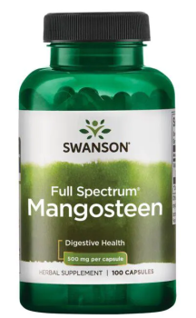 Swanson Full Spectrum Mangosteen (мангостин полного спектра) 500 мг 100 капсул