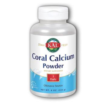 KAL Coral Calcium Fine Powder (Коралловый кальций порошок) без ароматизатора 1000 мг 225 гр