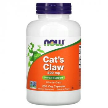 NOW Cat's claw (Кошачий коготь) 500 мг 250 капсул