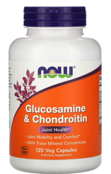 NOW Glucosamine & Chondroitin (глюкозамин и хондроитин) 120 капсул