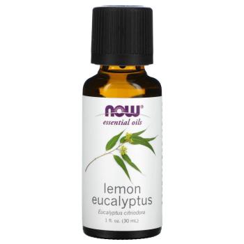 NOW Essential Oils Lemon eucalyptus (Эфирные масла Лимон и эвкалипт) 1 унция (30 мл)