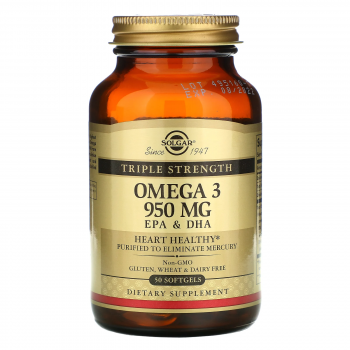 Solgar Omega-3 950 мг EPA & DHA 50 капсул