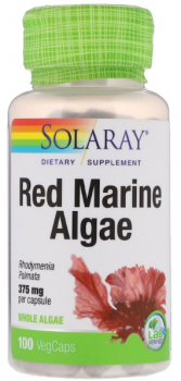 Solaray Red Marine Algae (Красные морские водоросли) 375 мг 100 капсул