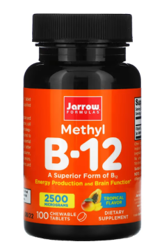 Jarrow Formulas Methyl B-12 (Метил B-12) тропик 2500 мкг 100 жевательных таблеток