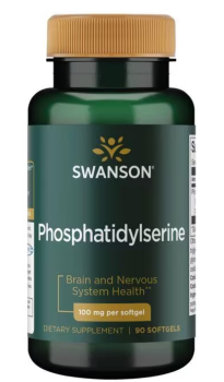 Swanson Phosphatidylserine (Фосфатидилсерин) 100 мг 90 гелевых капсул