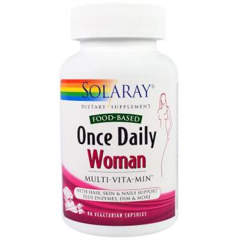 Solaray Once Daily Woman Multivitamin 90 капсул