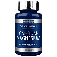 Scitec Nutrition Calcium-Magnesium 90 таблеток, срок годности 10/2023