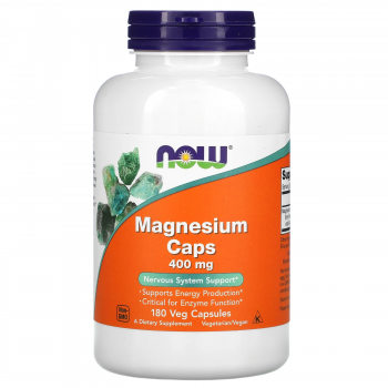 NOW Magnesium Caps (Магний) 400 мг 180 капсул
