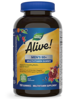 Nature's Way Alive! Men's 50+ Multi Gummy (Мультивитамины для мужчин старше 50 лет) 150 жевательных таблеток
