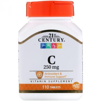 21st Century Vitamin C 250 мг 110 таблеток
