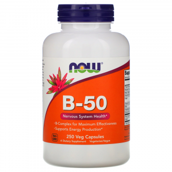NOW Vitamin B-50 250 капсул