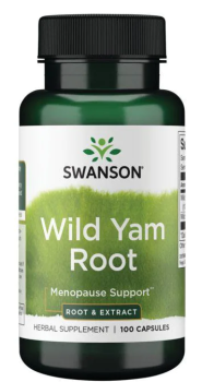 Swanson Wild Yam Root (Корень дикого ямса - Корень и экстракт) 100 капсул