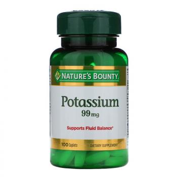Nature's Bounty Potassium (Калий) 99 мг 100 таблеток