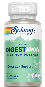 Solaray Vegan Digestaway Digestive Plant Enzyme (Растительные ферменты) 60 капсул, срок годности 06/2024