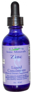 Eidon Mineral Supplements Zinc Liquid Concentrate (Цинк жидкий концентрат) 60 мл